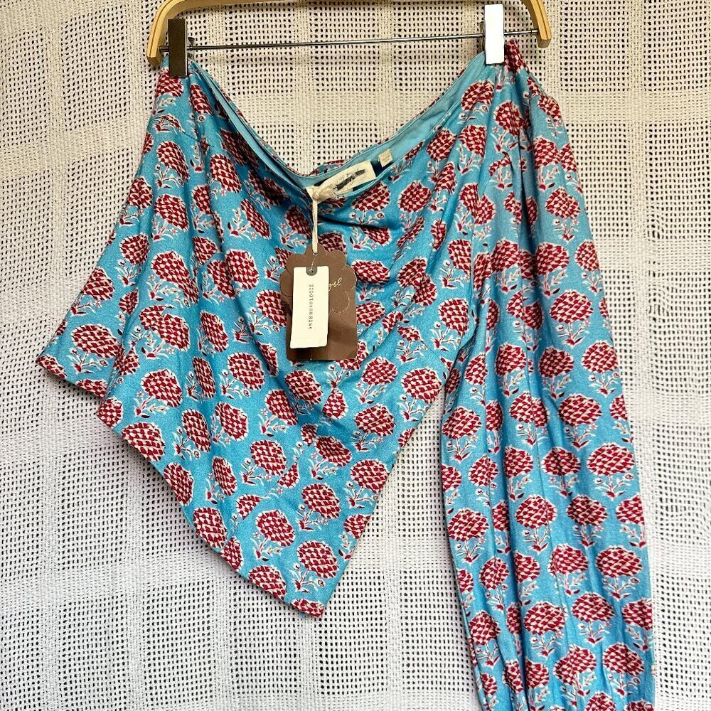 NWT Anthropologie One sleeve Top sz 8 - Picture 2 of 6